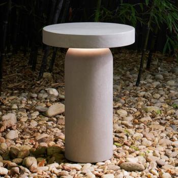 Luceplan Nui C LED-es teraszvilágítás betonból DALI kép