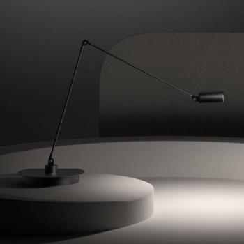 Lumina Daphine Cloe LED asztali lámpa 3000K, fekete színben kép