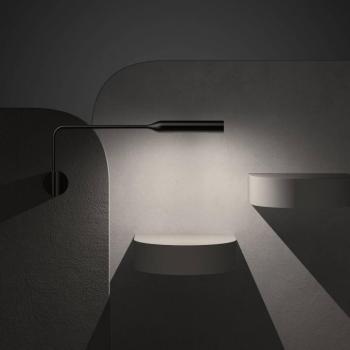 Lumina Flo LED fali lámpa dugóval 3,000K fekete kép