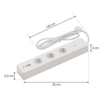 LUUMR Intelligens konnektor szalag Lykka, EU, USB, WiFi, Tuya kép