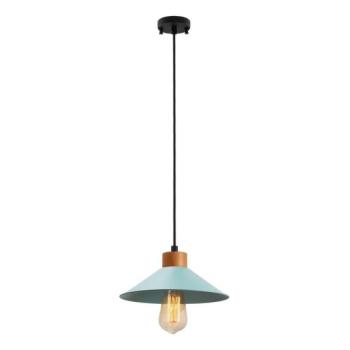  MANAVGAT kábeles függőlámpa 1xE27/40W/230V kék/barna  kép