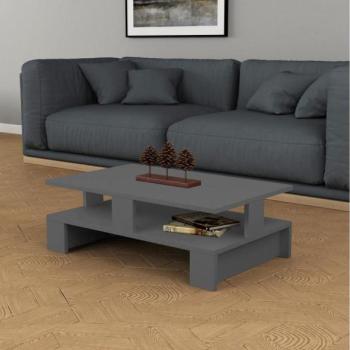  MANSU konferenciás asztal 27,5x80 cm, antracit színű  kép