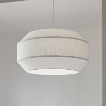 MARKET SET Cosiness függő lámpa, Ø 68 cm, fehér, szövet kép
