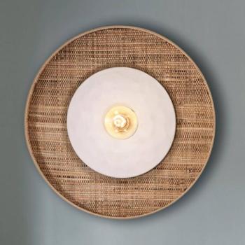 MARKET SET Portinatx falilámpa fehér, Ø50cm kép