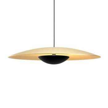 MARSET Ginger LED-es függő, triac Ø32cm sárgaréz kép