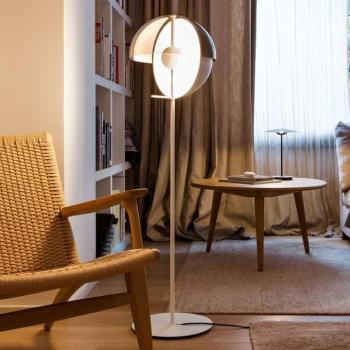 MARSET Theia P LED álló lámpa 116,4 cm magas fehér kép