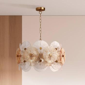 Maytoni függőlámpa Aster, üveg, Ø 62,6 cm, 8 x E14 kép
