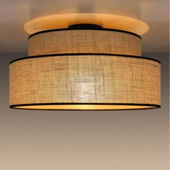  Mennyezeti lámpa BOHO 1xE27/60W/230V átm. 40 cm bézs  kép