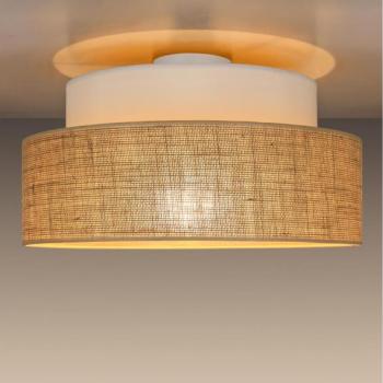  Mennyezeti lámpa BOHO 1xE27/60W/230V átm. 40 cm fehér/bézs  kép