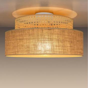  Mennyezeti lámpa BOHO 1xE27/60W/230V átm. 40 cm rattan  kép