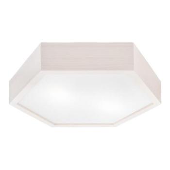  Mennyezeti lámpa HEX 2xE27/60W/230V á. 43 cm fenyő fehér  kép