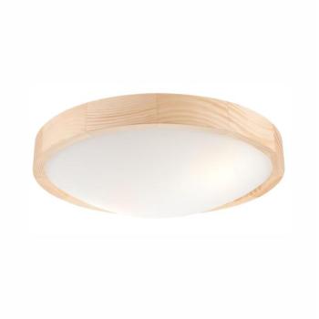  Mennyezeti lámpa NATURAL SLIM 2xE27/60W/230V ø 37 cm fenyő  kép