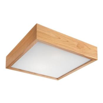  Mennyezeti lámpa OAK SQUARE 2xE27/60W/230V tölgy 37,5 cm  kép