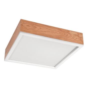  Mennyezeti lámpa OAK SQUARE 4xE27/15W/230V 39x39 cm tölgy/fehér  kép
