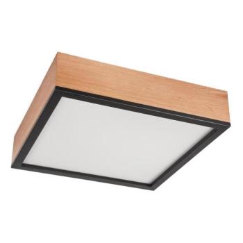  Mennyezeti lámpa OAK SQUARE 4xE27/15W/230V 39x39 cm tölgy/fekete  kép