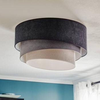 Mennyezeti lámpa Pastell Trio Ø 60 cm, 3 szürke árnyalatban kép