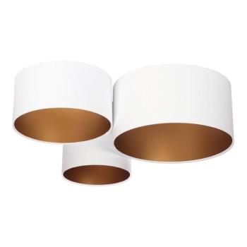  Mennyezeti lámpa SPACE 3xE27/60W/230V fehér/arany  kép