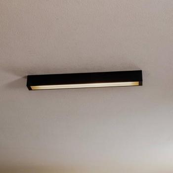 Mennyezeti lámpa Straight fekete 62 cm kép