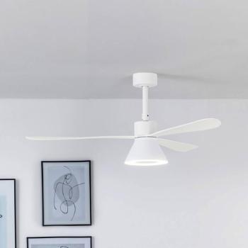Mennyezeti ventilátor Amelia Cone LED lámpa fehér kép