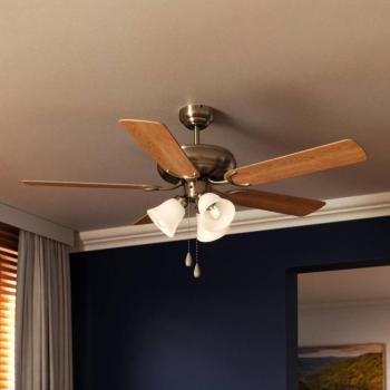 Mennyezeti ventilátor Las Palmas, 3xE27, húzózsinór kapcsolóval, matt kép