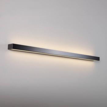 Mera LED fali lámpa, szélesség 120cm, fekete, 3000K kép
