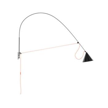 midgard LED fali lámpa AYNO XL, fekete/narancs 3,000 K 220 cm kép