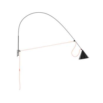 midgard LED fali lámpa AYNO XL, fekete/narancs 4,000 K 220 cm kép
