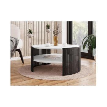 MIRJAN 24 Kávésasztal FIKOLI 40x75 cm fekete/fehér  kép