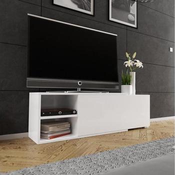MIRJAN 24 TV asztal CLIF 40x180 cm fehér  kép