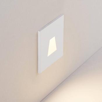 Molto Luce LED süllyesztett lámpa Wall 68R IP44 SQ, fehér, alumínium, CCT kép