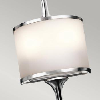 Mona LED fali lámpa IP44 55,9 cm króm kép