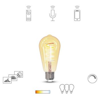 Müller Licht tint LED retro arany E27 5,5W kép