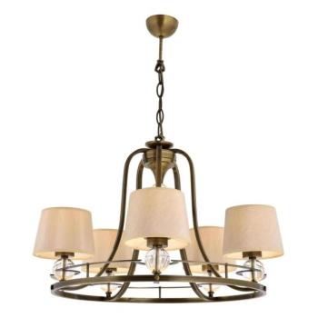  NARA láncos csillár 5xE27/40W/230V sárgaréz  kép