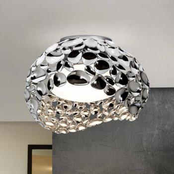 Narisa LED-es mennyezeti lámpa, Ø 46 cm, króm kép