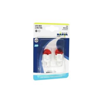 Narva KÉSZLET 2x LED Autó izzó W21W W3x16d/1,75W/12V piros  kép