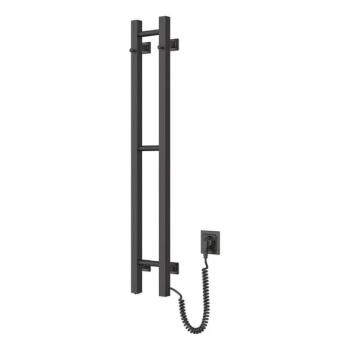 Navin Elektromos törölközőszárító SILOUETTE 187W/230V 101,1 cm IP44 fekete jobb szögletes  kép