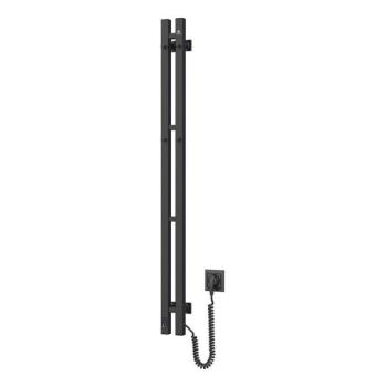 Navin Elektromos törölközőszárító termosztáttal SILOUETTE 187W/230V 120,6cm IP44 fekete jobb  kép