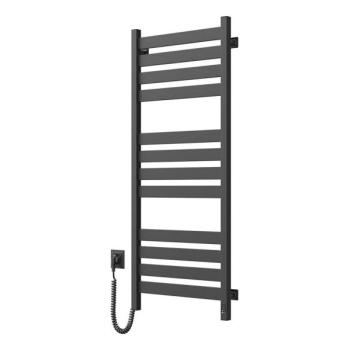 Navin Fürdőszobai létraradiátor termosztáttal LARGO 541W/230V 120,6 cm IP44 fekete bal oldali  kép
