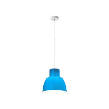 Nemo függőlámpa Lorosae, kék, Ø 30 cm, üveg, E27 kép