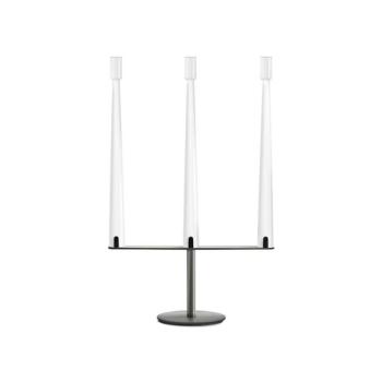Nemo Sorrento LED-es újratölthető asztali lámpa, fehér, 3 lámpával, USB-vel kép