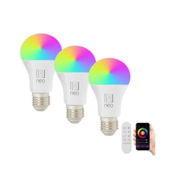  Neo  NEO 07733CDO készlet 3x LED RGB E27/11W Wi kép