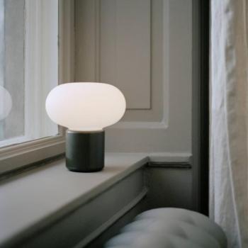 New Works újratölthető lámpa Karl-Johan, erdőzöld, IP65 kép