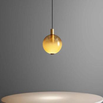 OLEV LED lógó világítás BEAM STICK NUANCE, borostyán, Ø 20 cm, 927 kép