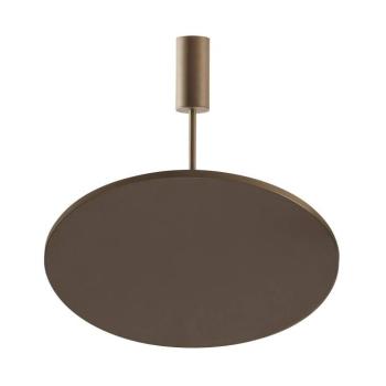 OLEV LED mennyezeti lámpa FLUENTIS, barna, Ø 54 cm fém 2700 K kép