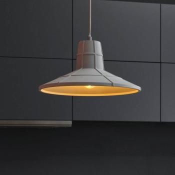 OSRAM CONCRETE SALA lógó lámpa, szürke, Ø 32 cm, beton, E27 kép
