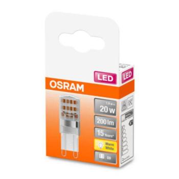 OSRAM kapszula LED izzó G9 1,9W 2 700 K átlátszó kép
