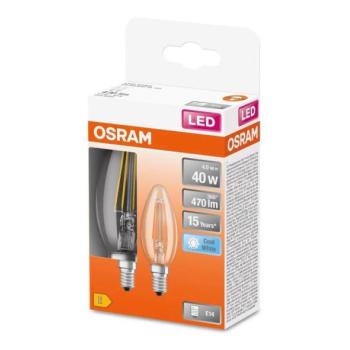 Osram KÉSZLET 2x LED Izzó FILAMENT B35 E14/4W/230V 4000K  kép