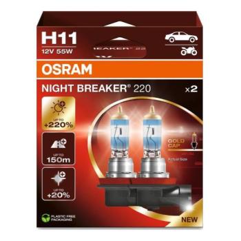 Osram KÉSZLET 2x NIGHT BREAKER H11 PGJ19 kép