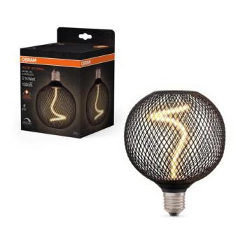 Osram LED Dimmelhető izzó DECOR  FILAMENT G125 E27/3,5W/230V 1800K fekete  kép