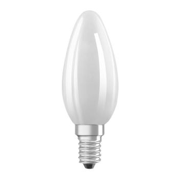 OSRAM LED izzó gyertya matt E14 1,2W 2700K 255lm kép